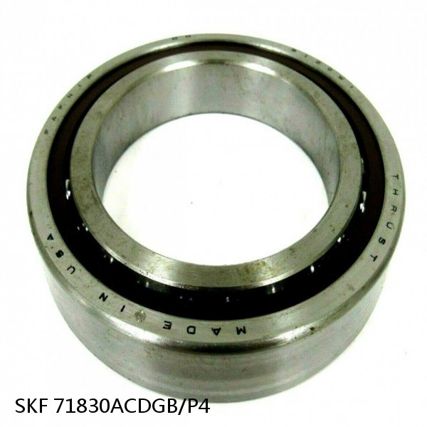 71830ACDGB/P4 SKF Super Precision,Super Precision Bearings,Super Precision Angular Contact,71800 Series,25 Degree Contact Angle