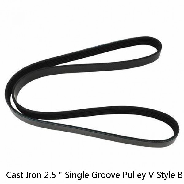 Cast Iron 2.5 " Single Groove Pulley V Style B Belt 5L for 5/8 " Keyed Shaft